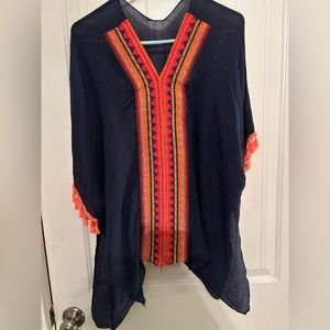 Super cute navy top
